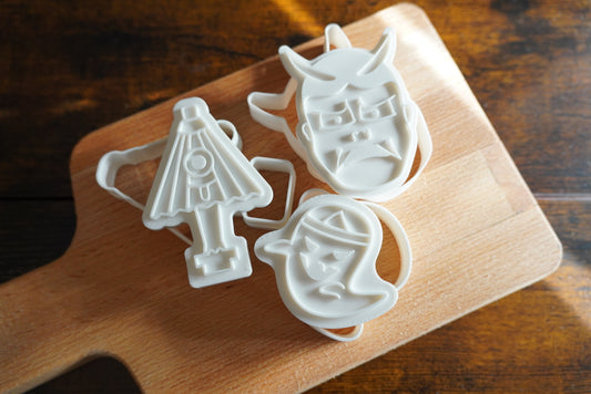 Japanese-Style Halloween Bundle Cookie Stamp