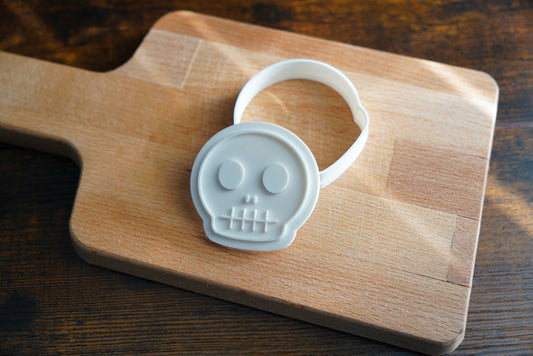 Halloween Theme Skull Cookie Stamp