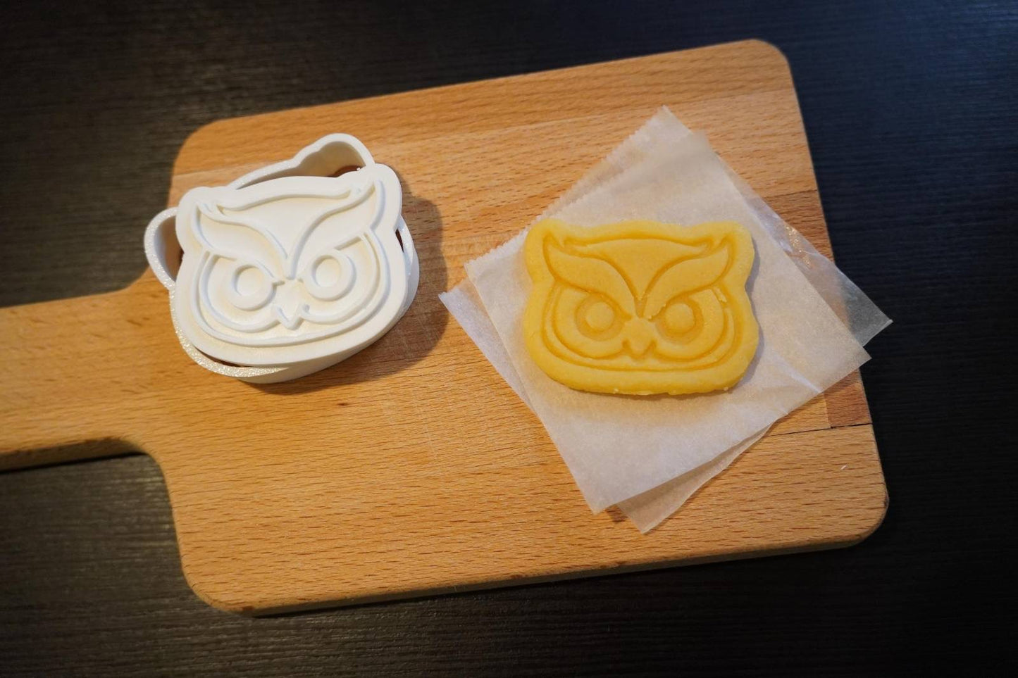 Animal Style Owl Cookie Stamp